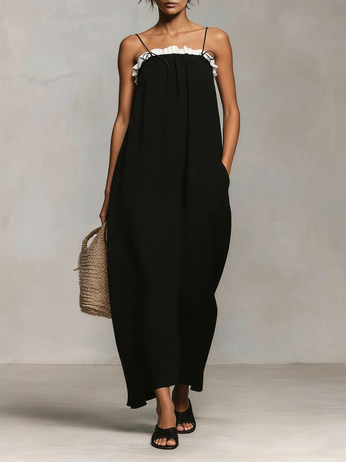 JODIE™ | Ruffle-Trim Maxi