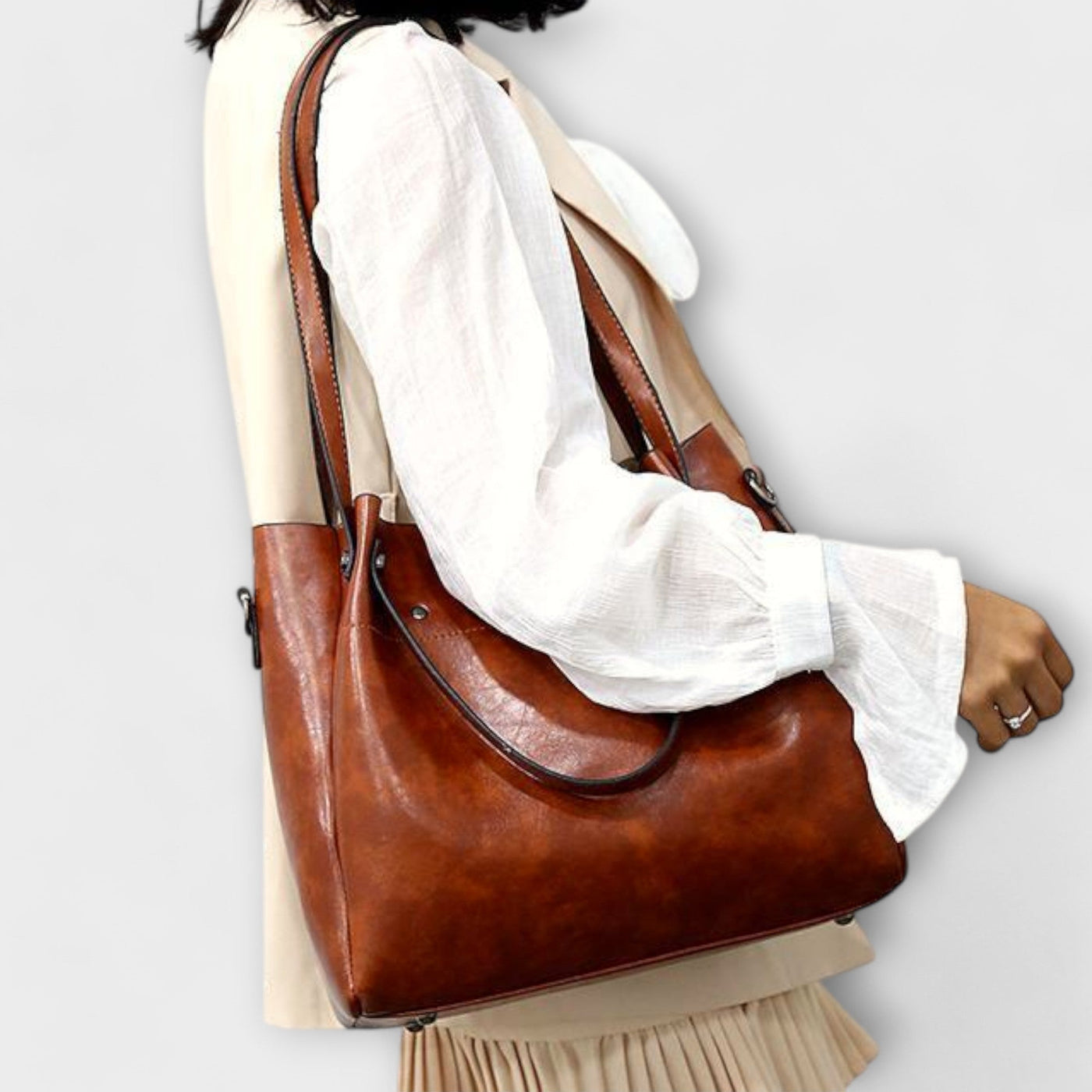 Lora - 4-piece Vintage Bag Set