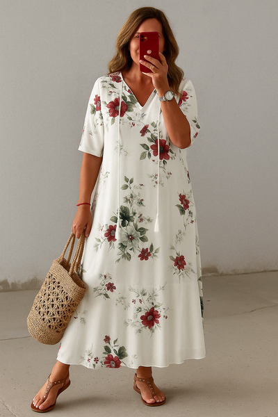 Boho Tummy Coverage Dress | CAT