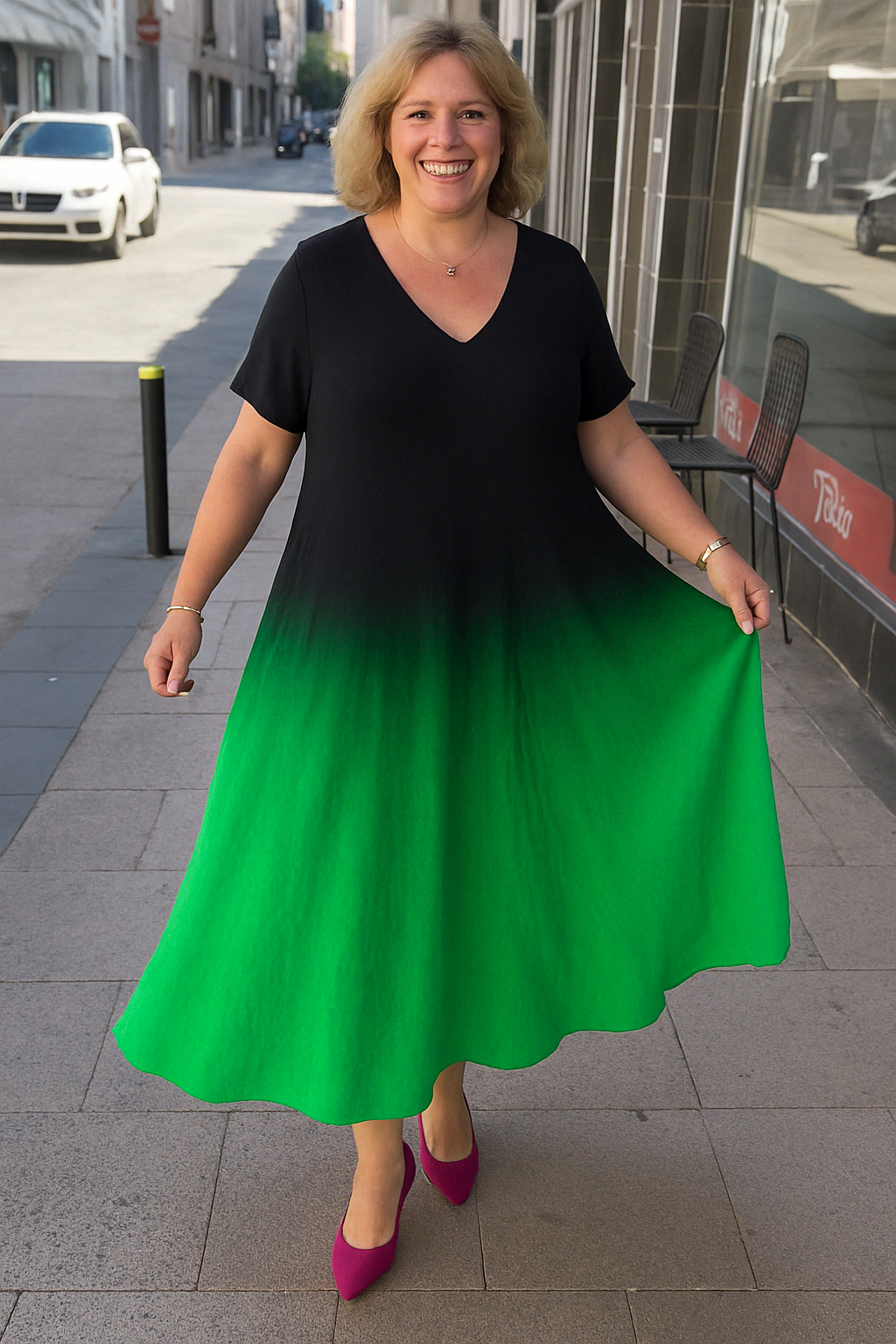 Stylish Tummy Covering Dress | HIBISCUS