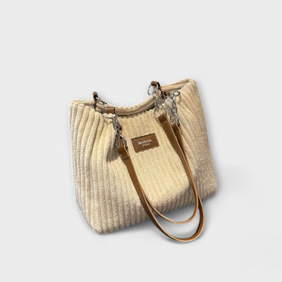Lora - Soft Cord Shoulder Bag