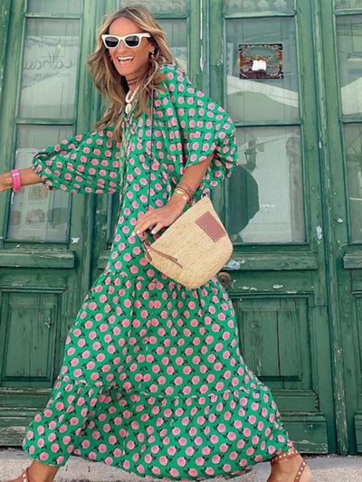 Aurela | Bohemian-Style Maxi Dress