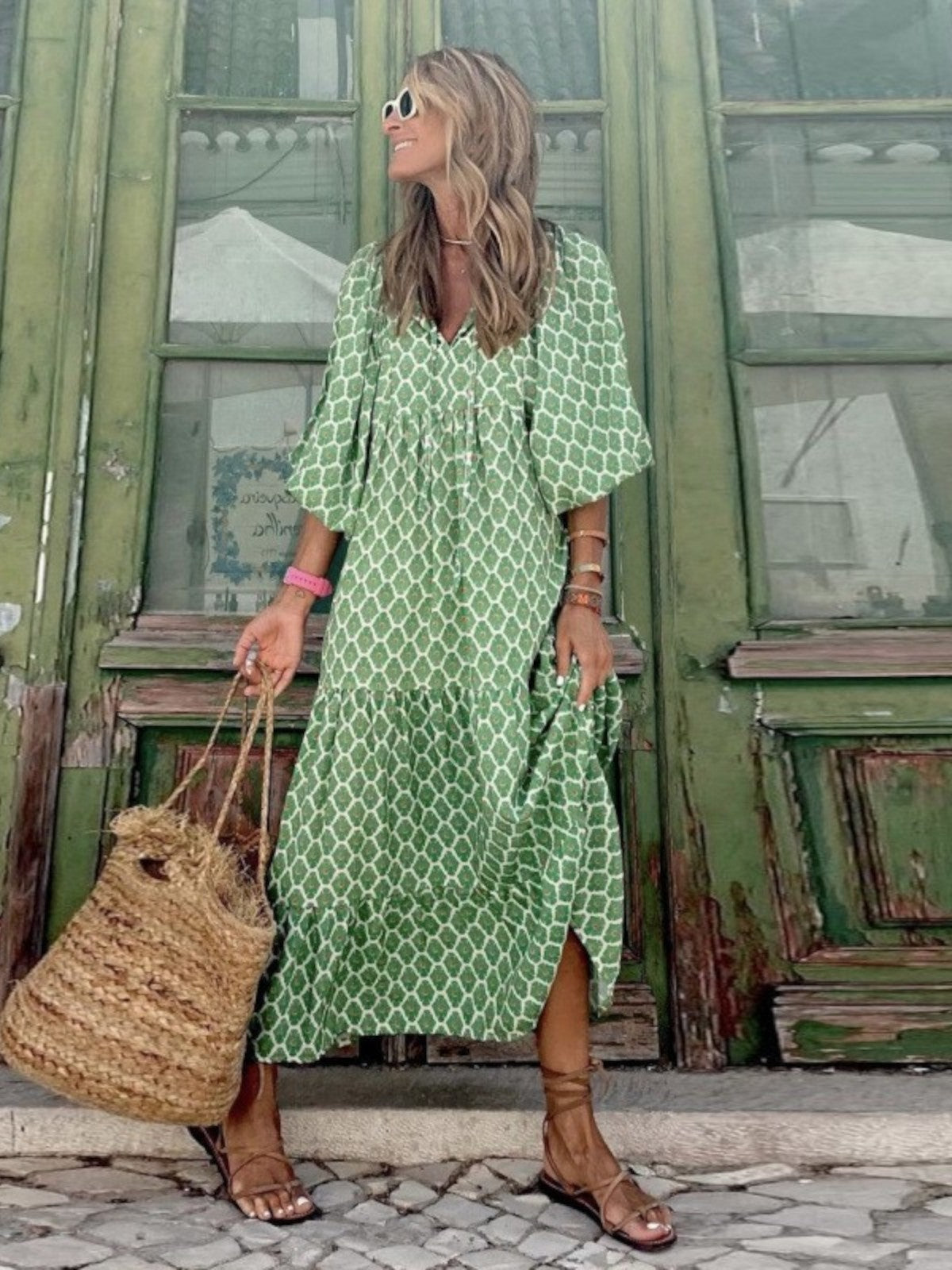 Aurela | Bohemian-Style Maxi Dress