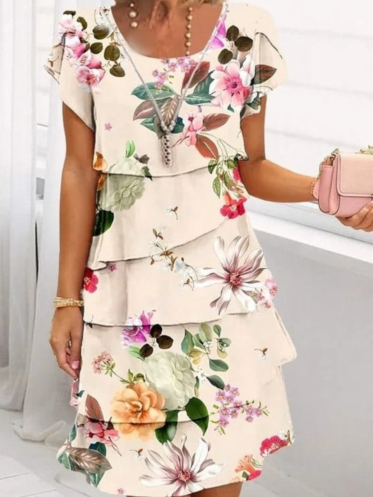 Aurela | Graceful Floral Elegance Dress