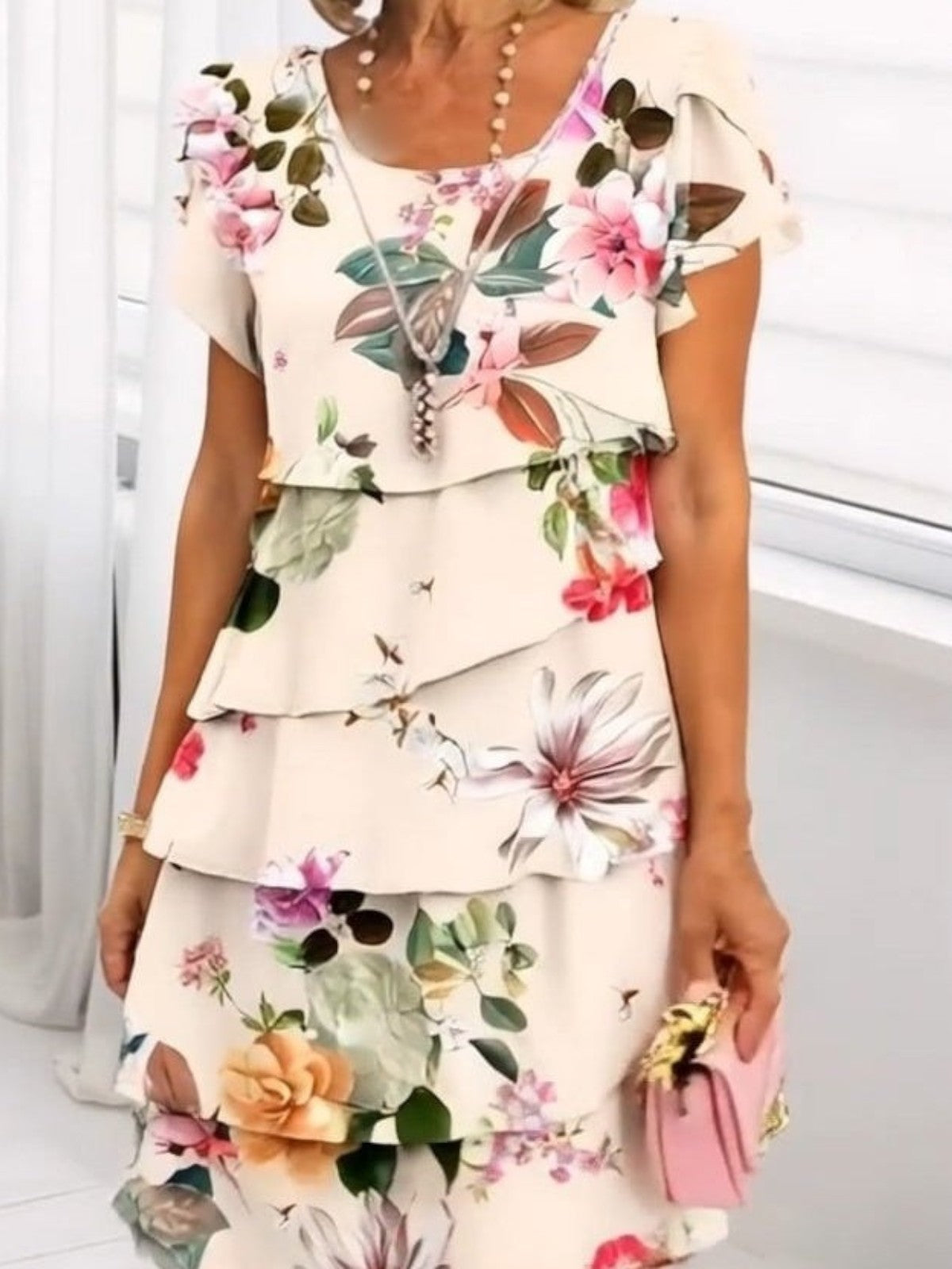 Aurela | Graceful Floral Elegance Dress