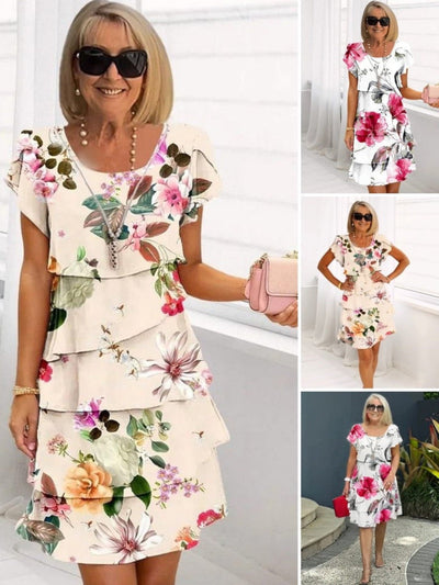 Aurela | Graceful Floral Elegance Dress