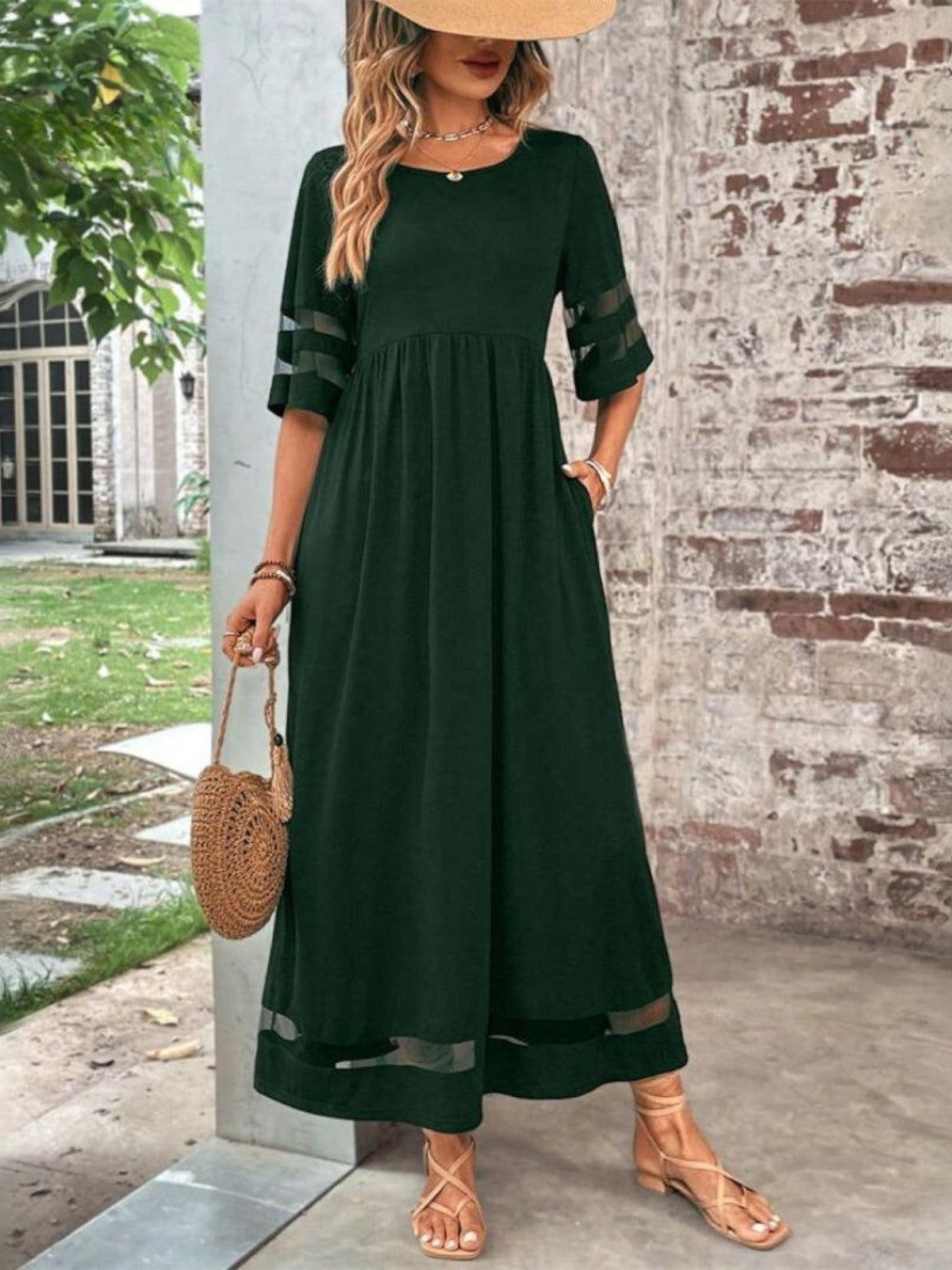 Aurela | Chic Tummy Flattering Coverage Dress