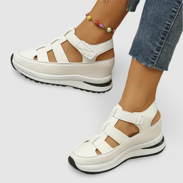 Larkin - Closed Toe Platform Orthopaedic Sandals