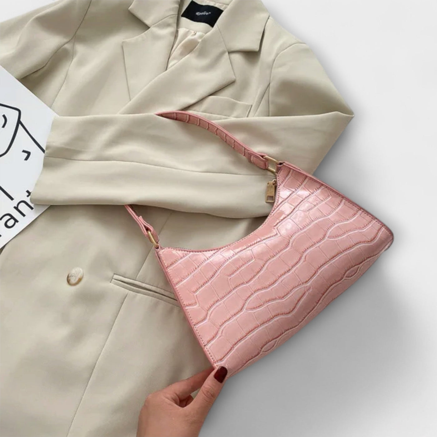 Lora - Shiny Leather Bag