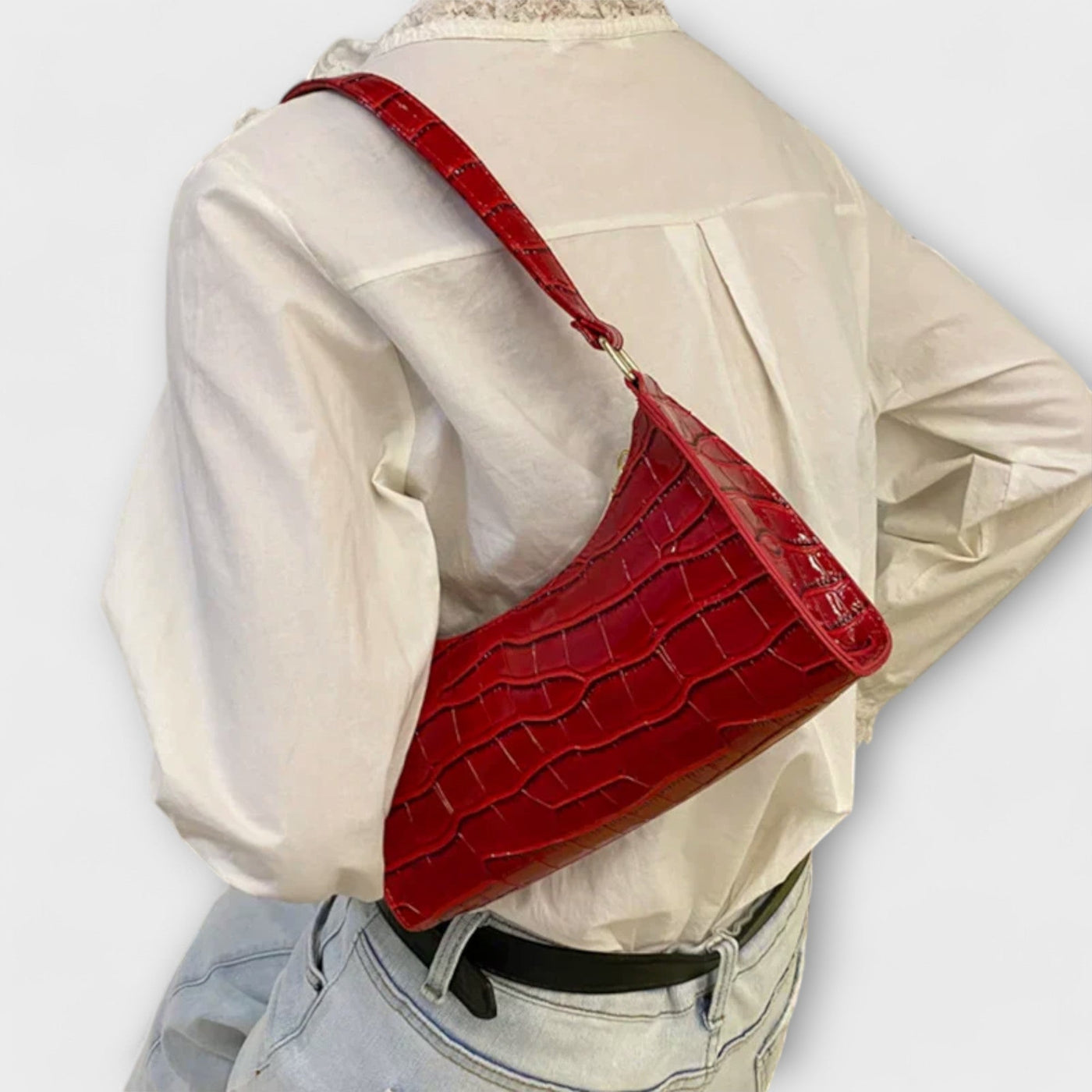 Lora - Shiny Leather Bag