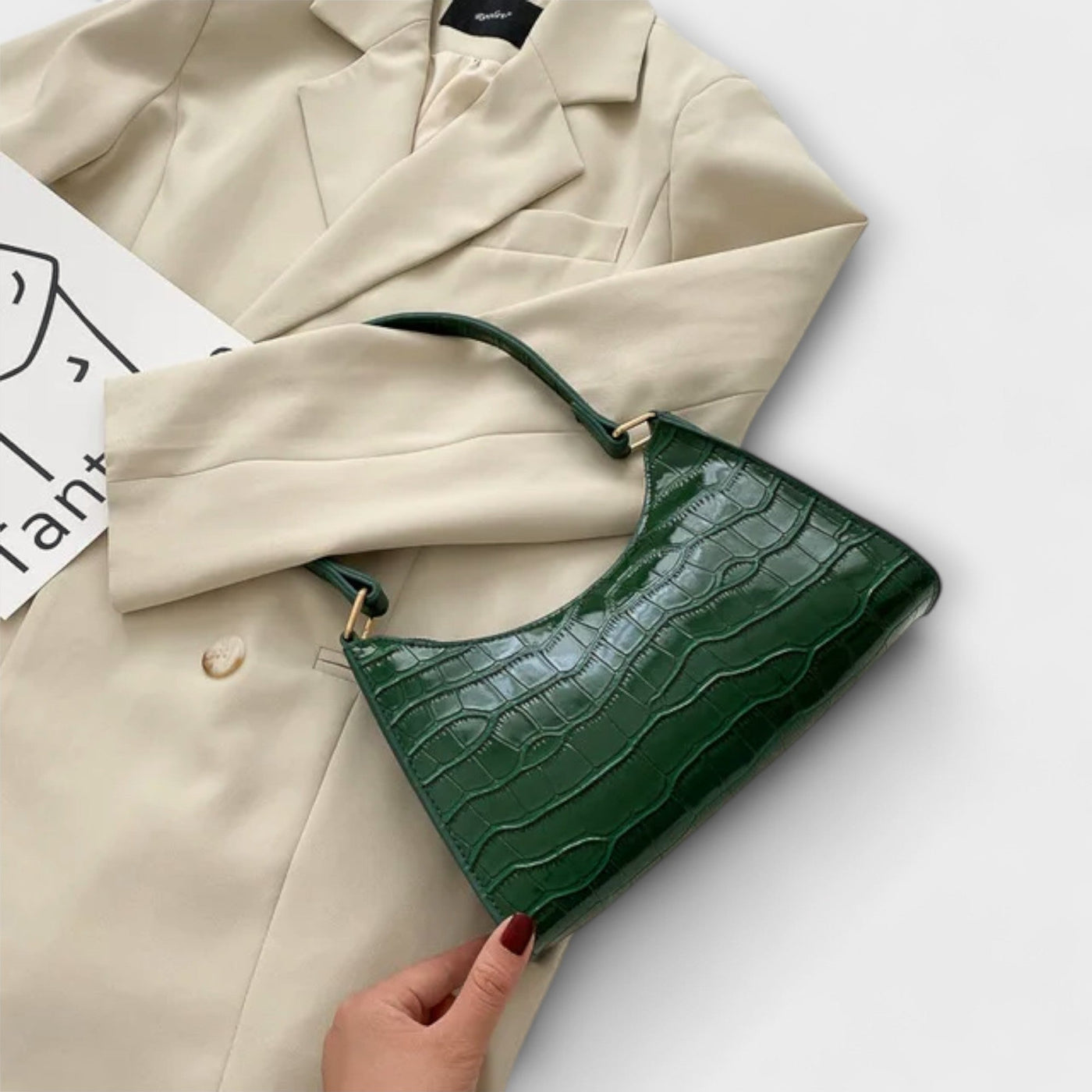 Lora - Shiny Leather Bag