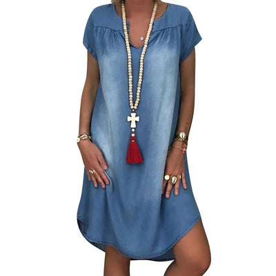 Vee™ - Relaxed Denim Dress