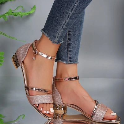 Lauren - Gold Chain Orthopaedic Sandals