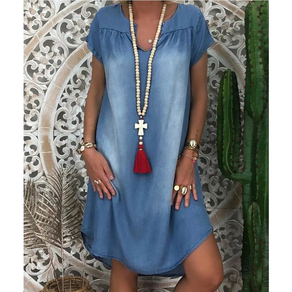Vee™ - Relaxed Denim Dress