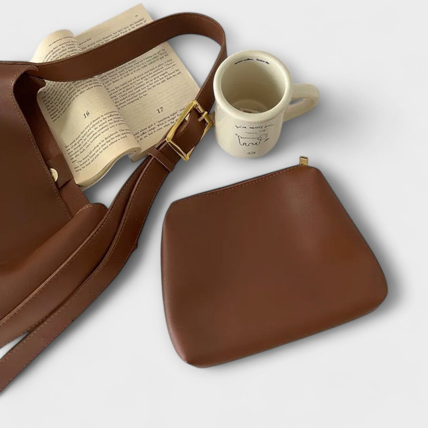 Lora - Elegant Leather Shoulder Bag