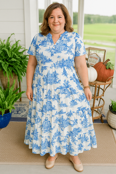 Stylish Tummy Covering Dress | BUTTERFLY