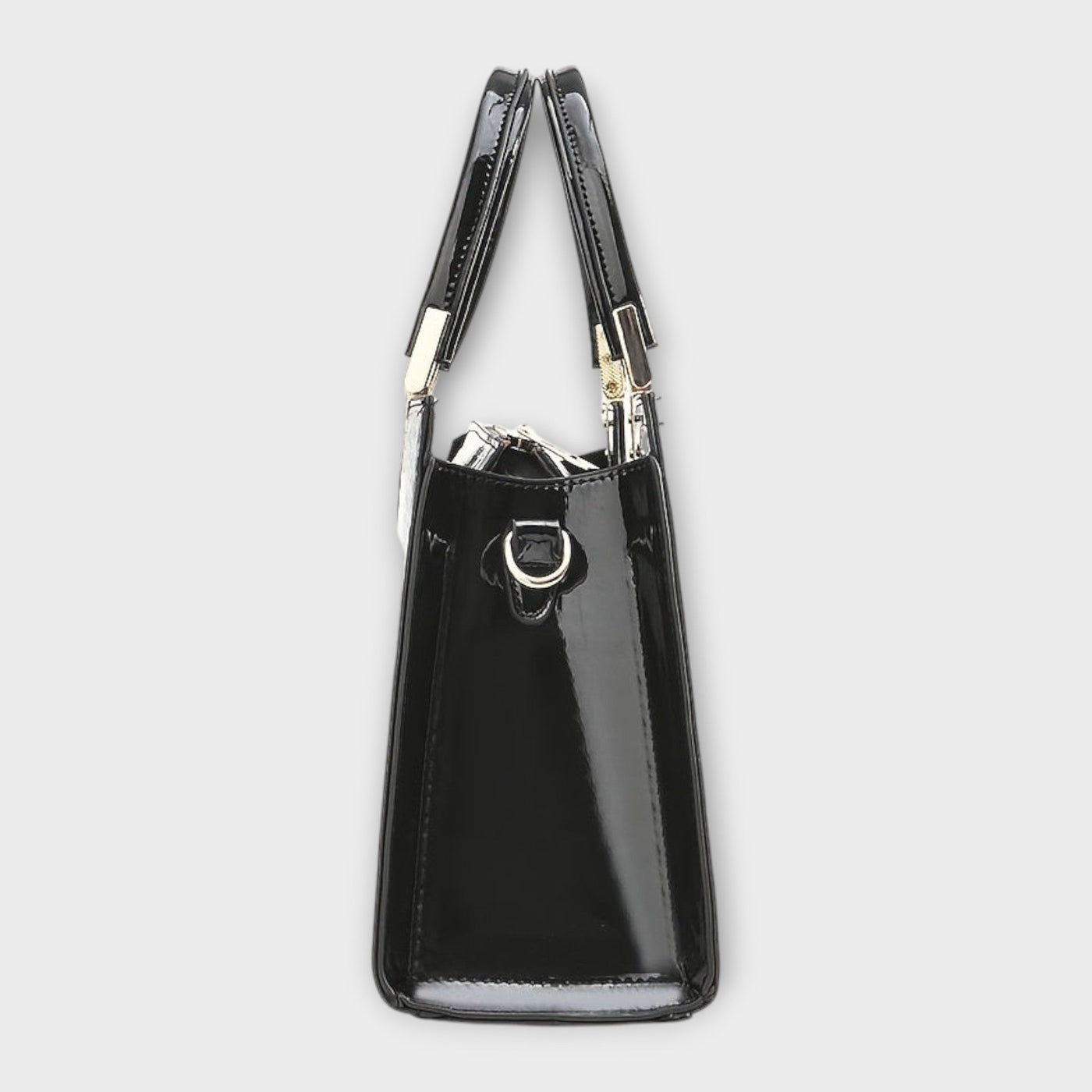 Lora - Shiny Crocodile Leather Pattern Handbag