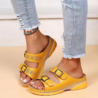 Tamsin - Double Knot Wedge Orthopaedic Sandals