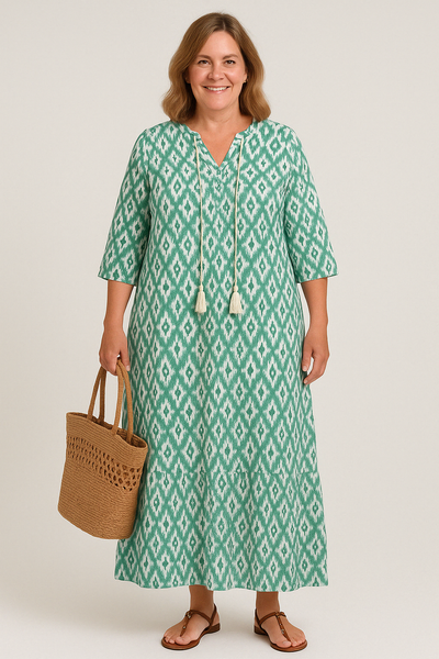 Boho Tummy Coverage Dress | CAT