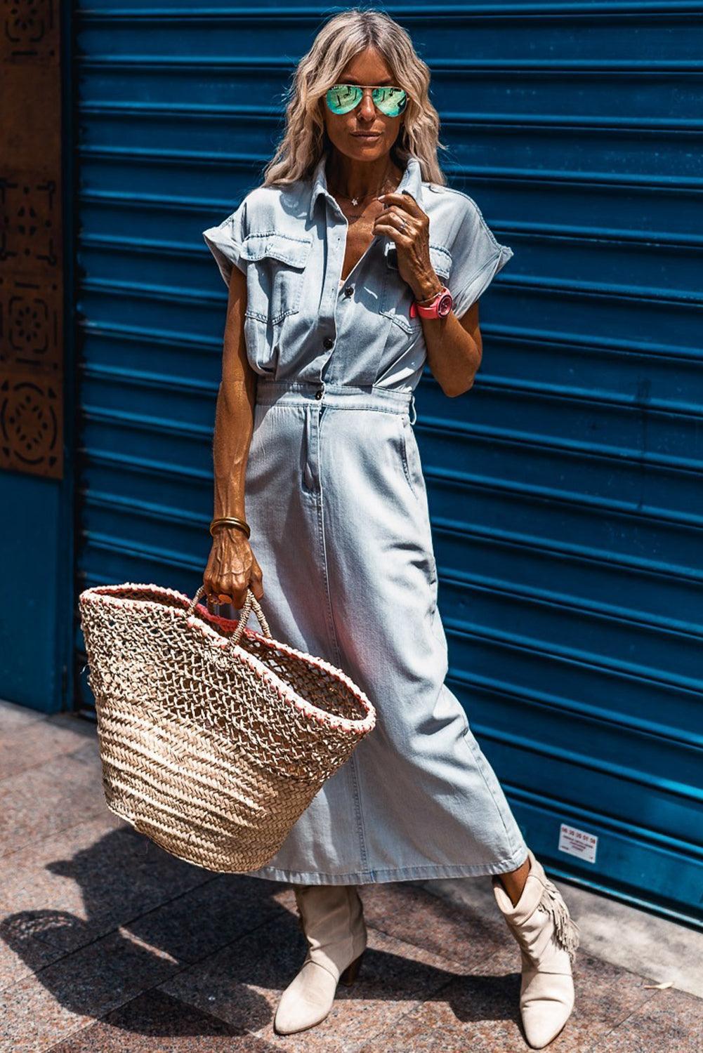 Fidelia™ - Denim Dress