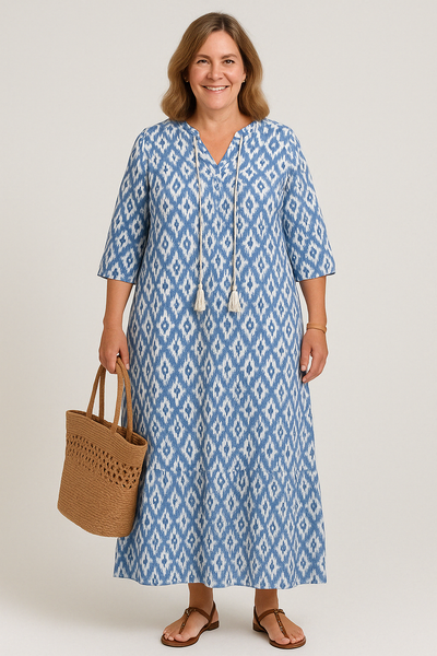 Boho Tummy Coverage Dress | CAT