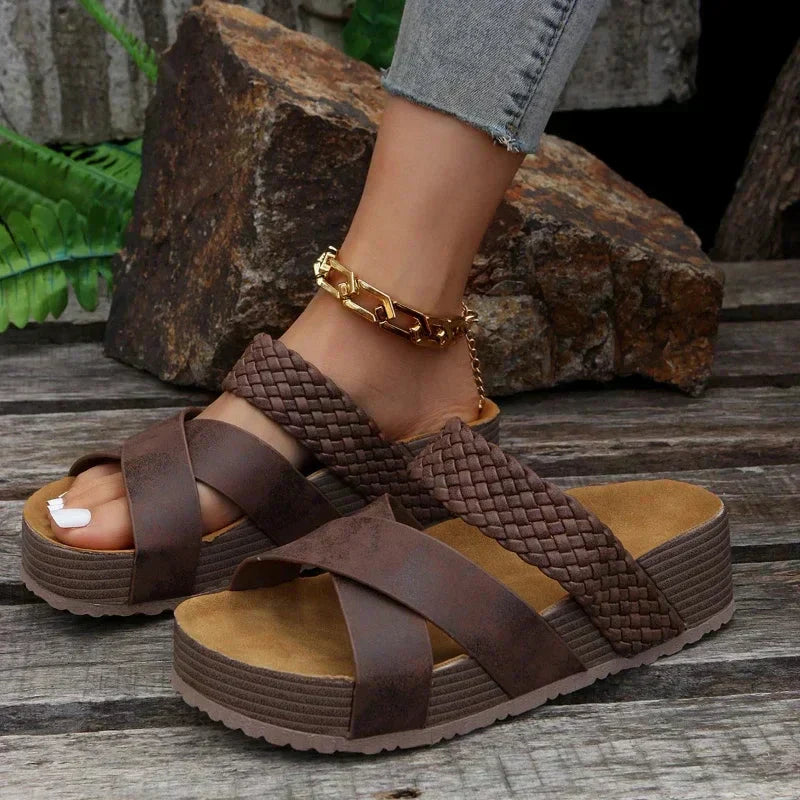 Althea - Non-slip Platform Sole Orthopaedic Sandals