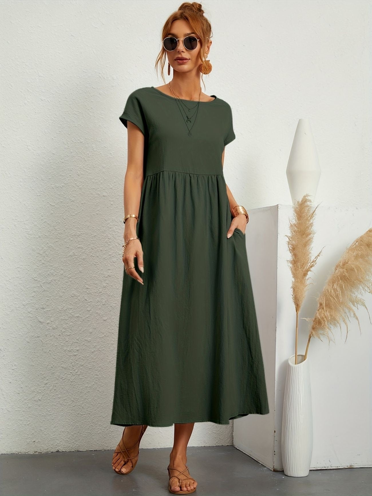 Casual Linen Dress | AIZA