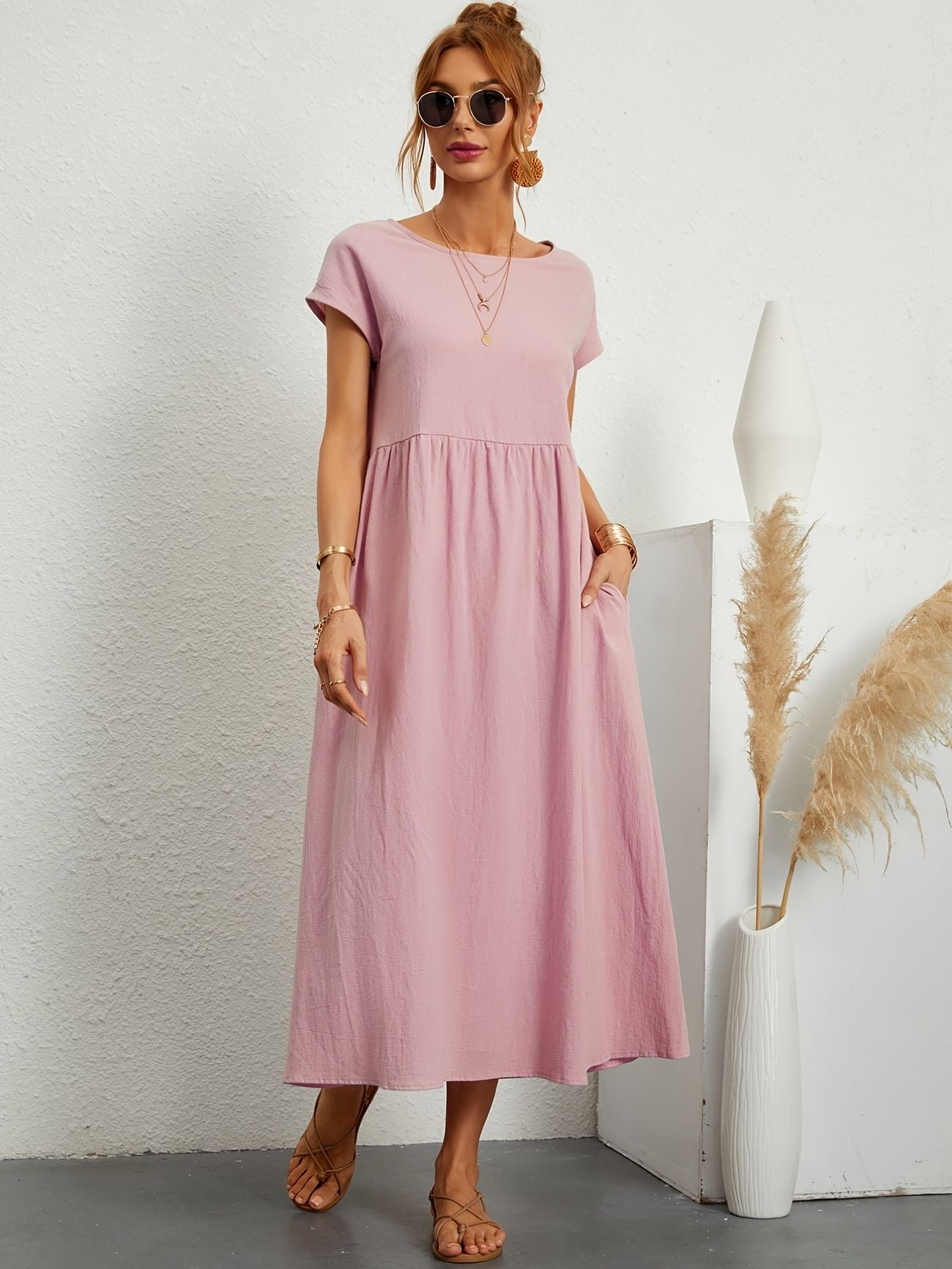 Casual Linen Dress | AIZA
