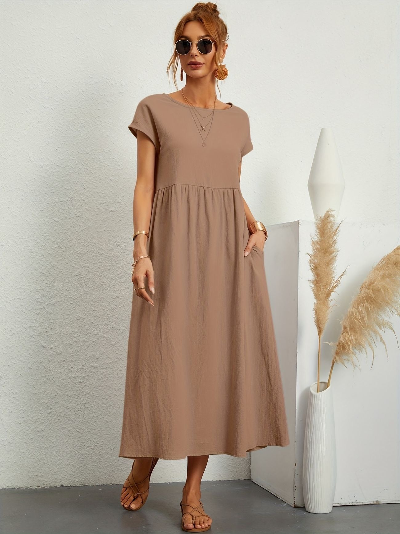 Casual Linen Dress | AIZA