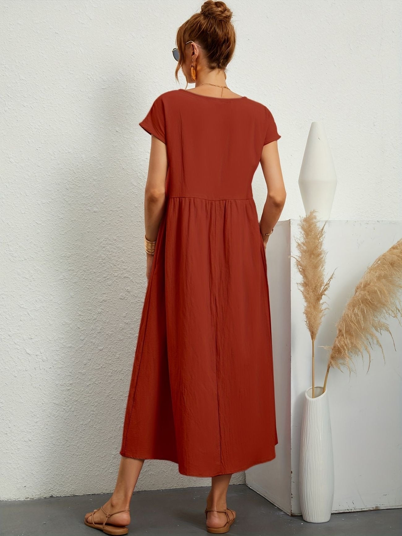 Casual Linen Dress | AIZA