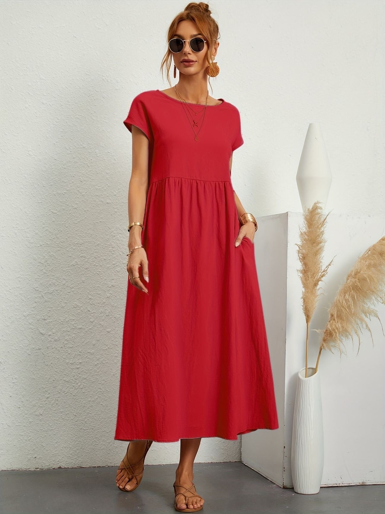 Casual Linen Dress | AIZA