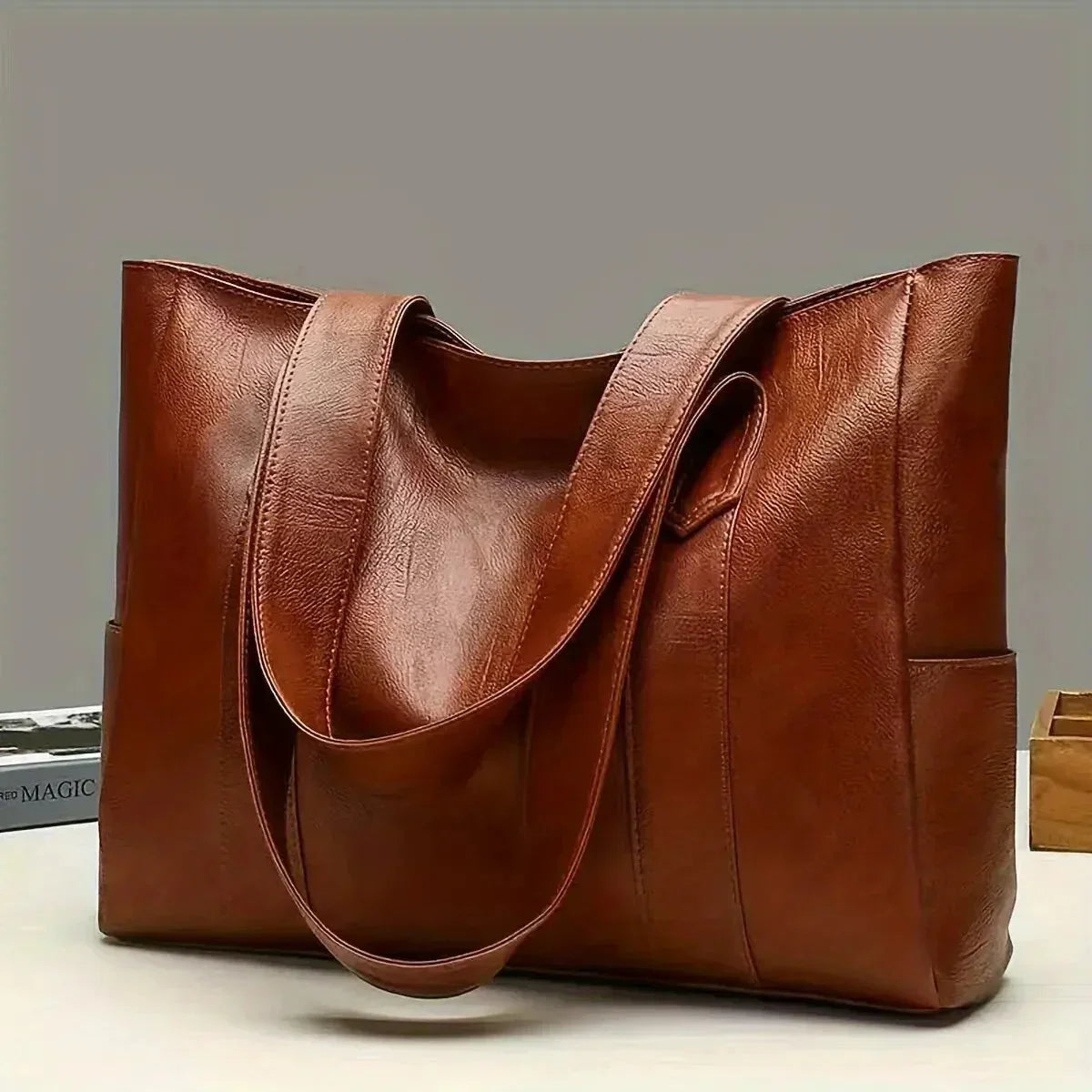 Ava - Leather Shoulder Bag
