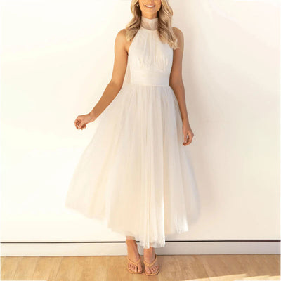 Aria - Turtleneck Spring Dress