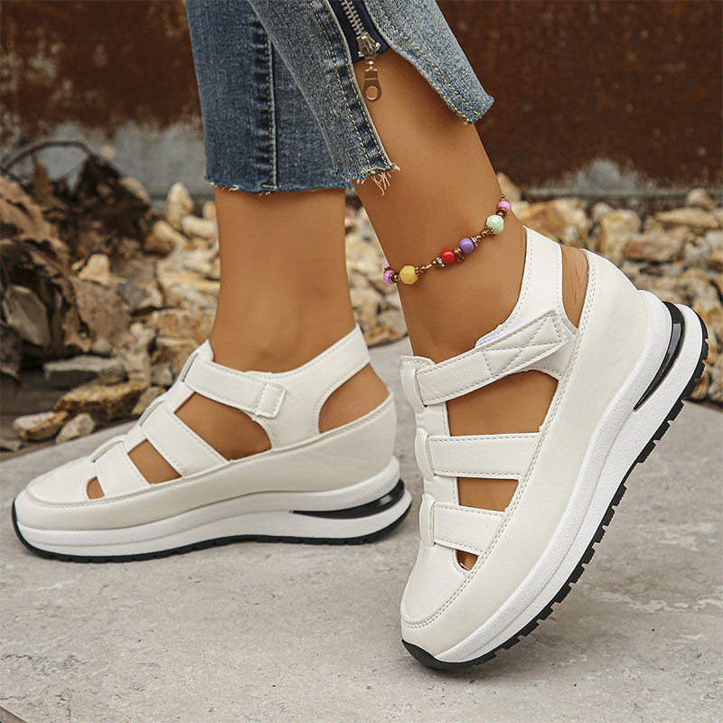 Larkin - Closed Toe Platform Orthopaedic Sandals