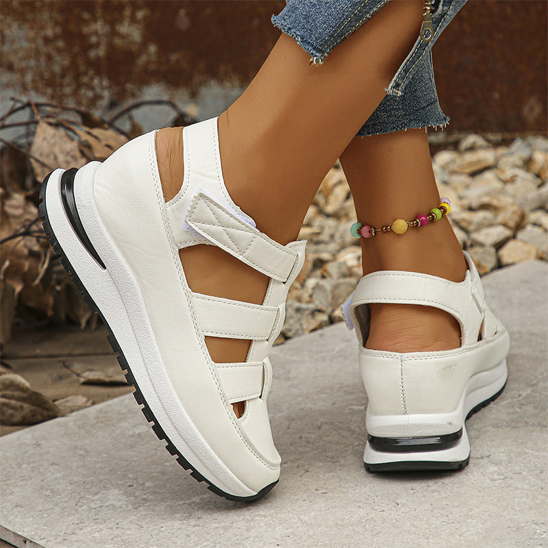 Larkin - Closed Toe Platform Orthopaedic Sandals