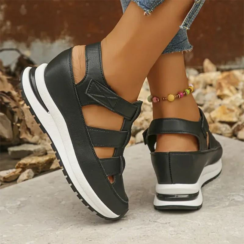 Larkin - Closed Toe Platform Orthopaedic Sandals